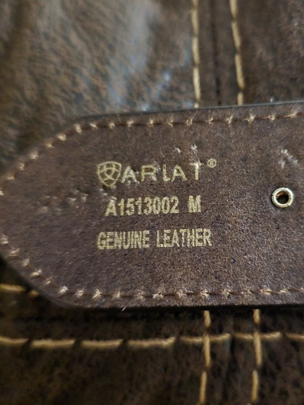 Ariat Belt And Silver Circle Chain Belt Women's Medium EUC Lot Of 2